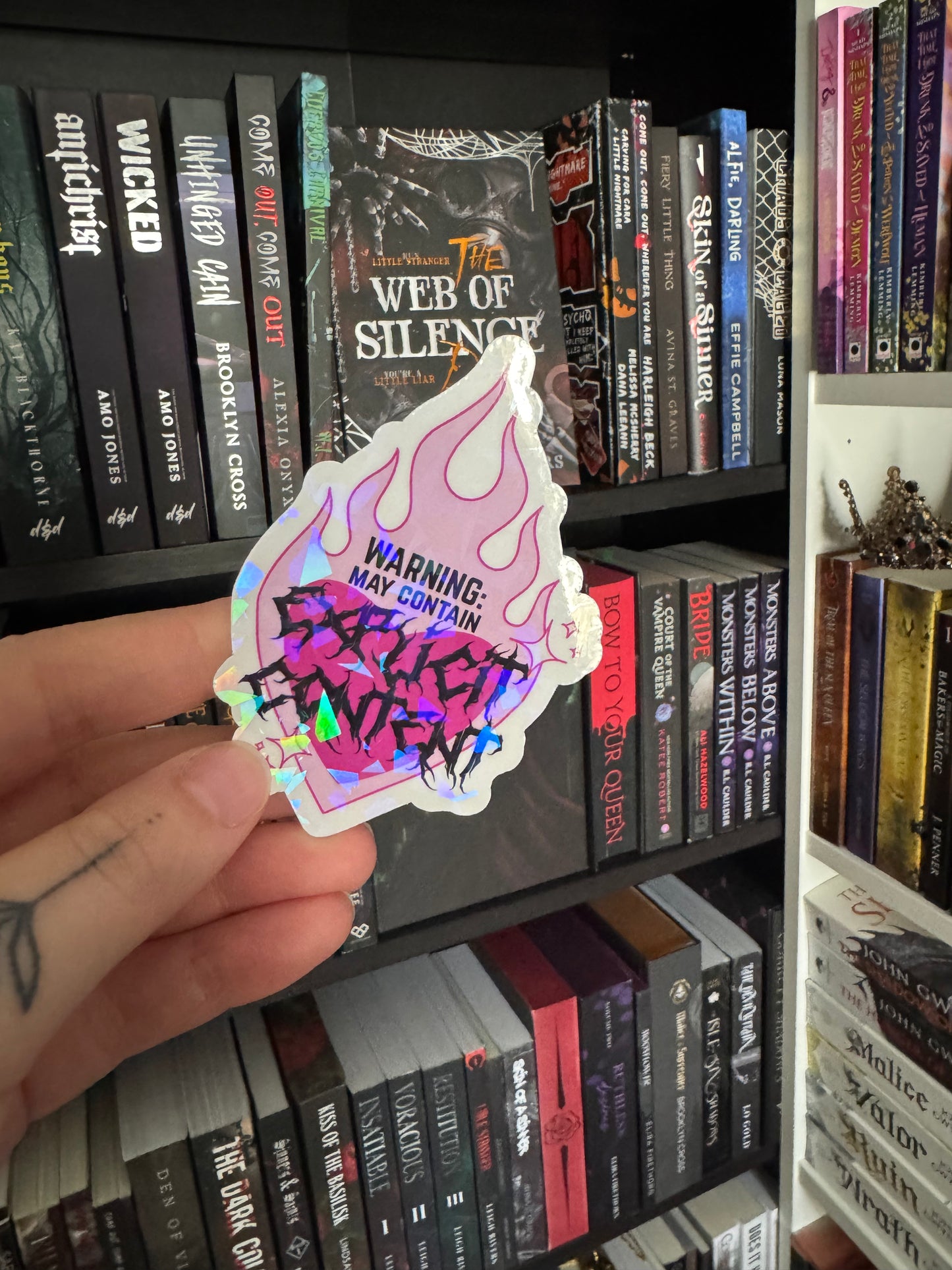Bookish Cozy Metal Sticker Pack