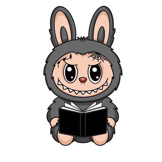 Reading Labubu Sticker Pack