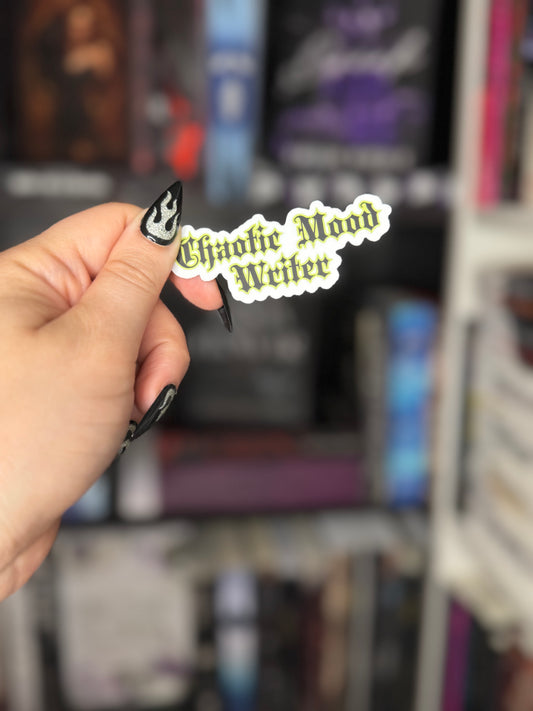 Chaotic Mood Writer sticker