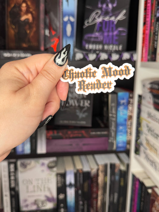 Chaotic Mood Reader sticker