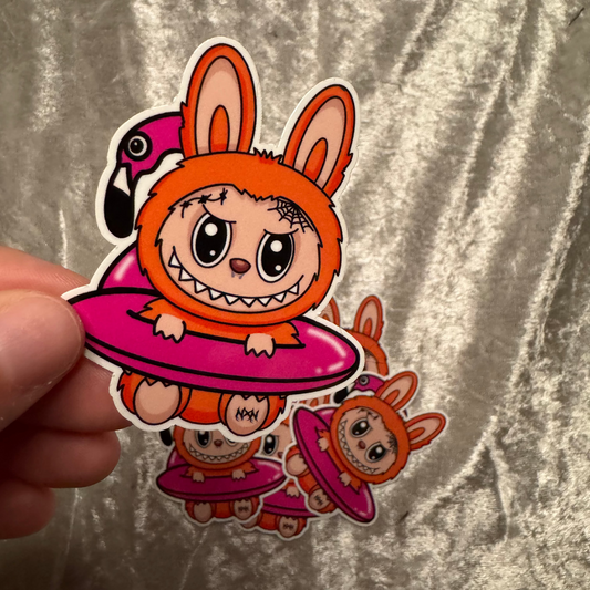 Summerween Labubu sticker