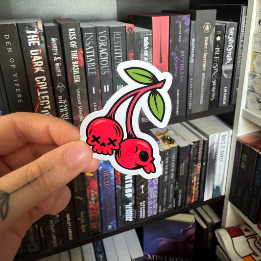Cherry Skulls sticker