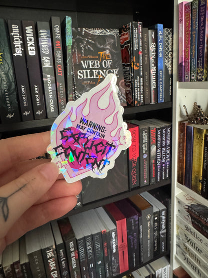 Bookish Cozy Metal Sticker Pack